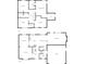Detailed floor plan showcasing the layout of this multi-story home with multiple bedrooms at 757 Winter Way, Carmel, IN 46032