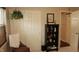 Cozy bedroom with sliding door closet and a bookshelf at 7662 Micawber Ct, Indianapolis, IN 46256