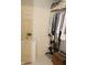 A simple closet with an organizer and wooden chest at 7662 Micawber Ct, Indianapolis, IN 46256