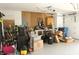 Spacious garage with organized storage solutions, offering plenty of room for vehicles and other belongings at 7662 Micawber Ct, Indianapolis, IN 46256