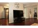Stylish living area with an open layout to the kitchen at 7662 Micawber Ct, Indianapolis, IN 46256