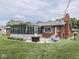 Cozy back patio with seating area, perfect for outdoor relaxation and entertaining guests at 784 S Restin Rd, Greenwood, IN 46142