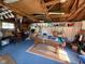Recreation room features a pool table and ample storage for entertainment and hobbies at 7918 Bonita Ct, Indianapolis, IN 46219