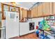 Dedicated laundry area with essential appliances and built-in storage for convenience at 850 Duane St, Franklin, IN 46131