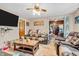 Inviting living room featuring comfortable seating and an entertainment setup for relaxation at 850 Duane St, Franklin, IN 46131