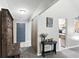 Inviting entryway featuring a coat rack, hall tree, and decor for a welcoming first impression at 8929 Sunburst Cir, Indianapolis, IN 46227