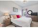 Relaxing bedroom with a modern bed, dresser, and complementary décor at 12078 Black Mill Pass, Fishers, IN 46040