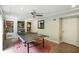 Recreation room featuring ping pong table and built-in shelving at 13020 Lombard Ct, Fishers, IN 46038