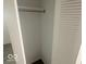A bright closet with louvered door at 1306 Woodbine Dr, Anderson, IN 46011