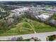 Aerial view of a 0.70 acre lot with nearby shopping at 1452 E Greyhound E Pass, Carmel, IN 46032