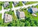 Aerial view of home showing the patio, landscaping, and well-manicured lawn at 1631 Caspian Dr, Carmel, IN 46032