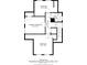 Upstairs floor plan featuring bedrooms and bathroom at 238 S 5Th Ave, Beech Grove, IN 46107