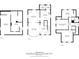 Complete floor plan view of all three stories at 238 S 5Th Ave, Beech Grove, IN 46107