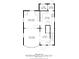 A detailed view of the home's first-floor floor plan at 238 S 5Th Ave, Beech Grove, IN 46107