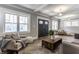 Spacious living room showcasing hardwood floors, natural light, and an open layout at 2954 N Washington Blvd, Indianapolis, IN 46205