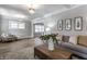 Bright living area with hardwood floors, neutral paint, and tasteful decor at 2954 N Washington Blvd, Indianapolis, IN 46205