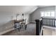 Office space with gray walls, carpeted floors, a desk, and a chair at 2954 N Washington Blvd, Indianapolis, IN 46205