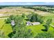 Sprawling property featuring a well-maintained lawn, multiple buildings, and surrounding fields for a peaceful, rural setting at 3001 W 226Th St, Sheridan, IN 46069