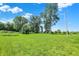 Expansive green lawn dotted with mature trees, offering plenty of space for outdoor activities and enjoying nature at 3001 W 226Th St, Sheridan, IN 46069