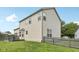 Rear of home featuring a well-maintained backyard, fenced perimeter and spacious deck at 301 Cobblesprings Ct, Avon, IN 46123