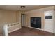 A bedroom with carpet and a chalkboard on the wall at 320 N Colorado Ave, Indianapolis, IN 46201