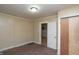 Bedroom featuring neutral walls and a closet, offering a comfortable retreat at 320 N Colorado Ave, Indianapolis, IN 46201