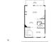 Floor plan layout featuring balcony, living room, kitchen, dining area, hall and bath; dimensions provided for each room at 3546 Brampton Ln, Westfield, IN 46074