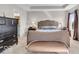 Comfortable main bedroom with decorative touches and ample space with en suite bathroom at 3546 Brampton Ln, Westfield, IN 46074