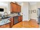 Well-designed kitchen with stainless steel appliances, granite counters, and ample storage space at 3559 Towne Dr, Carmel, IN 46032