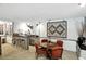 Finished basement boasting a wet bar, game area, and cozy seating around a round table at 380 Raintree Dr, Zionsville, IN 46077