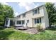 Back exterior view of home featuring an enclosed sunroom and deck at 6028 Thornwood Ct, Indianapolis, IN 46250