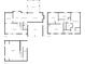 Second and third floor plan displaying layout at 6028 Thornwood Ct, Indianapolis, IN 46250