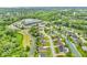 High angle view of a residential neighborhood with nearby commercial buildings at 720 Willow Pointe North Dr, Plainfield, IN 46168