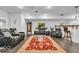 Spacious finished basement featuring a bar, comfortable seating, and stylish decor for entertainment at 720 Willow Pointe North Dr, Plainfield, IN 46168