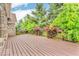 A large wooden deck with railing, perfect for outdoor entertaining and relaxation at 720 Willow Pointe North Dr, Plainfield, IN 46168