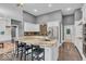 Spacious kitchen with a granite island, stainless steel appliances, and ample cabinet space at 720 Willow Pointe North Dr, Plainfield, IN 46168