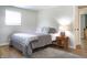 Comfortable bedroom with stylish rug, side table and lamp, providing a cozy and relaxing atmosphere at 7234 Fairwood Dr, Indianapolis, IN 46256
