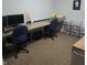 Hobby room with a large workbench, lots of supplies, and space for multiple people to create at 7608 Mather Ln, Indianapolis, IN 46239