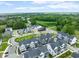 Picturesque community showcasing residential architecture, winding roads, and natural surroundings in a suburban setting at 830 Freeland Way, Carmel, IN 46032