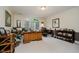 Spacious office with a large desk, ample storage, and natural lighting at 9190 Hastings Trce, Indianapolis, IN 46234