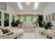 Inviting sunroom with skylights and views of nature, filled with natural light at 9190 Hastings Trce, Indianapolis, IN 46234
