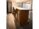 Finished basement bar area with carpeting and a mini fridge at 10949 Haig Point Dr, Fishers, IN 46037