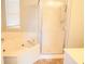 Bathroom featuring a soaking tub, stand up shower, and window for natural light at 10949 Haig Point Dr, Fishers, IN 46037