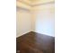 Walk-in closet featuring hardwood floors and shelving at 10949 Haig Point Dr, Fishers, IN 46037