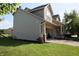 Lovely home exterior with brick accents, siding, a well-manicured lawn and mature trees at 10949 Haig Point Dr, Fishers, IN 46037