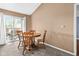 Cozy dining area with natural light and seating for four, great for Gathering meals at 12113 N Rooker Rd, Mooresville, IN 46158