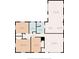 Detailed floor plan showing the layout of the bedrooms, bathrooms, kitchen, and living areas at 1302 N Furman Ave, Indianapolis, IN 46214
