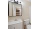 Bathroom features vanity with a modern mirror and sink with new fixtures at 2009 N New York Ave, Muncie, IN 47304