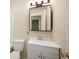 Bathroom features vanity with a modern mirror and sink with new fixtures at 2009 N New York Ave, Muncie, IN 47304