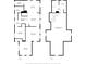 Detailed floor plan showcasing the layout of the home, including the kitchen, living room, and bedrooms at 2026 E 10Th St, Indianapolis, IN 46201